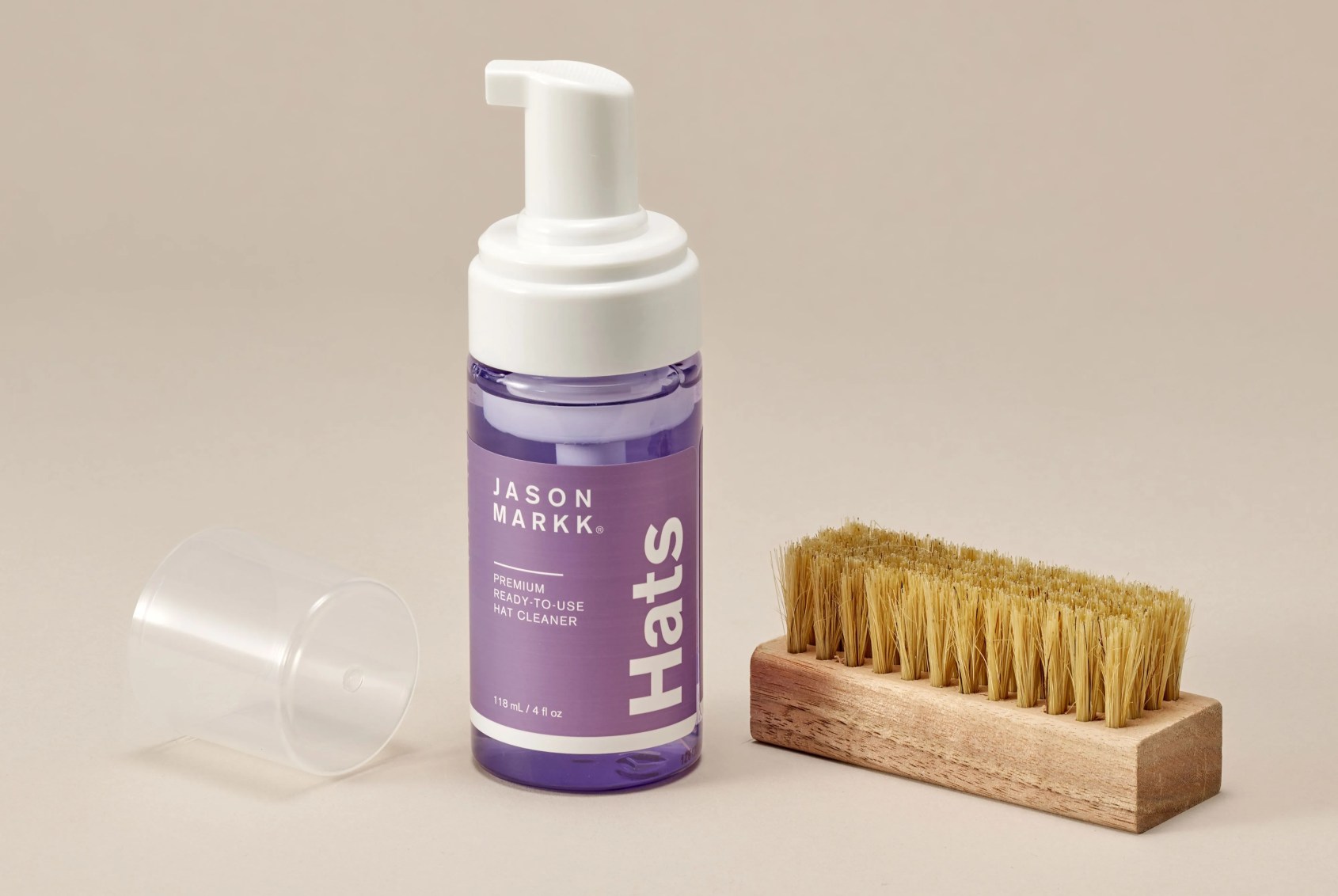 jason markk hat care cleaner and brush