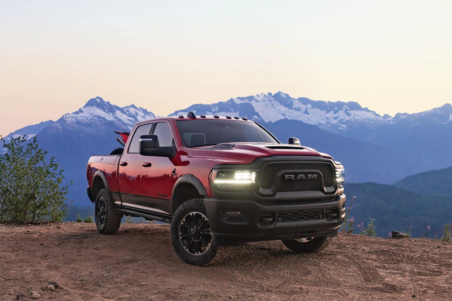 2023 ram 2500 heavy duty rebel front three quarters