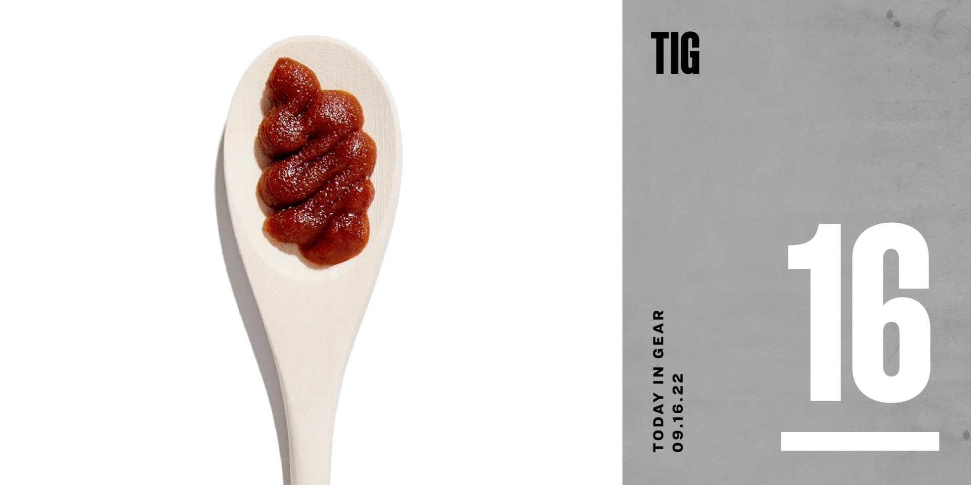 mikra’s “cellf” gel on a wooden spoon