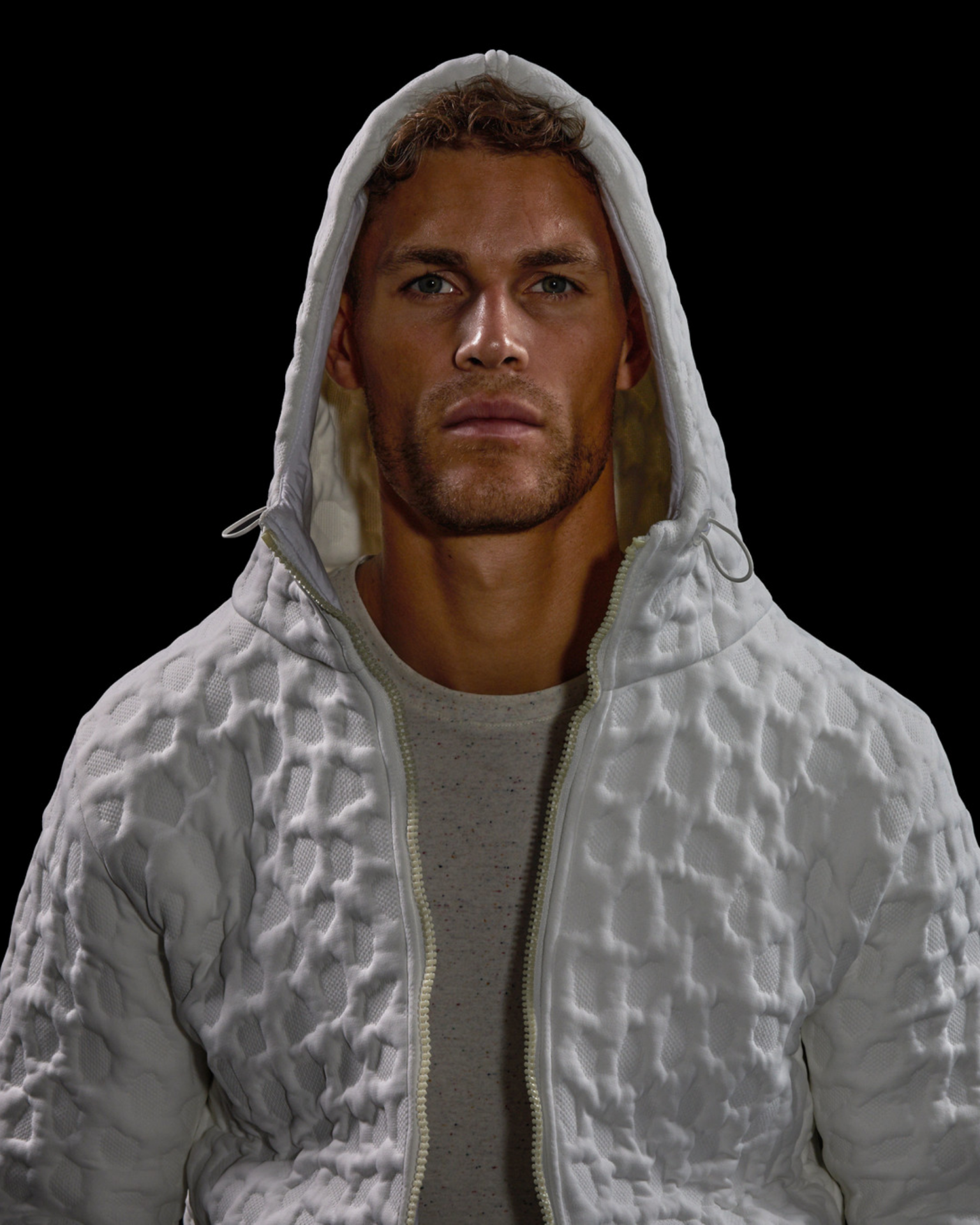 vollebak’s mars hoodie in white