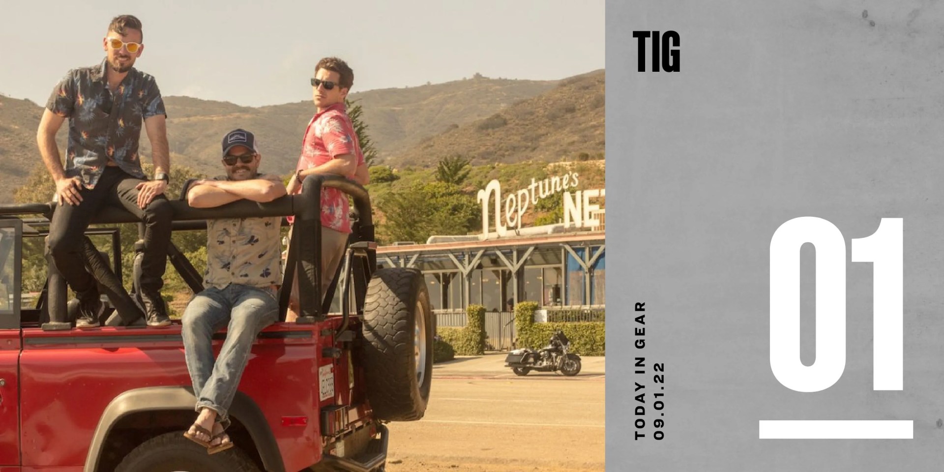 today in gear september 1 2022 men wearing california cowboy apparel sitting on the back of a jeep