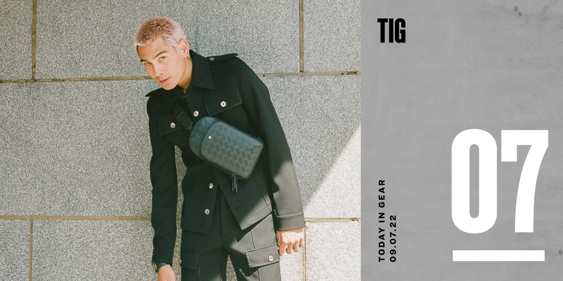 today in gear september 7 2022 man wearing montblanc on the move collection