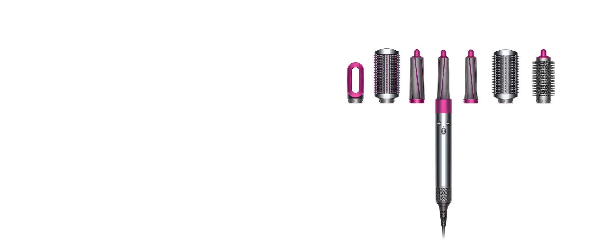 Refurbished first-generation Dyson Airwrap™ styler Complete (Nickel/ Fuchsia)