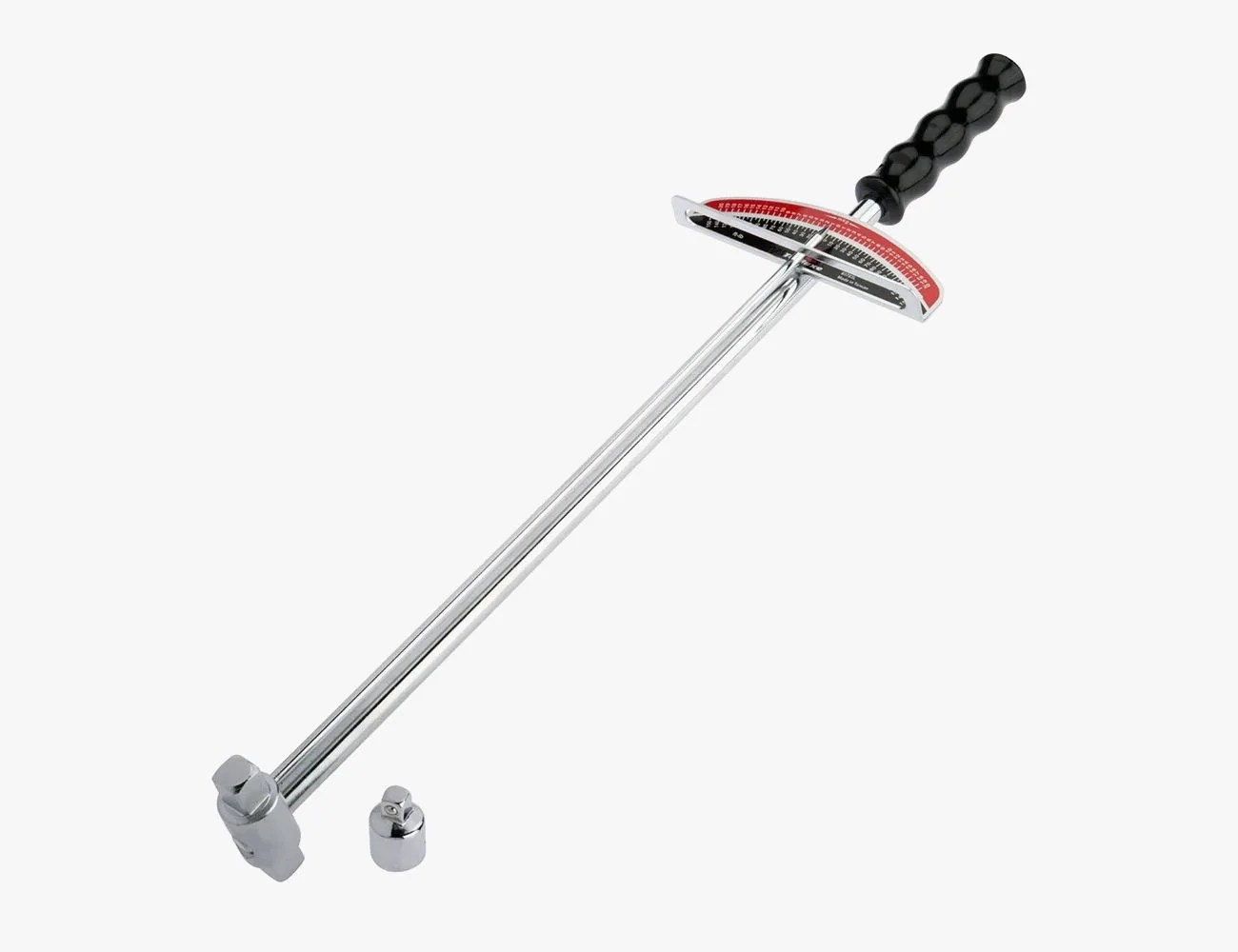 Tooluxe Dual Drive Beam Style Torque Wrench | 3/8” & ½” Drives | 17” Length | 0-150 Ft-Lbs | SAE | Premium Steel Alloy