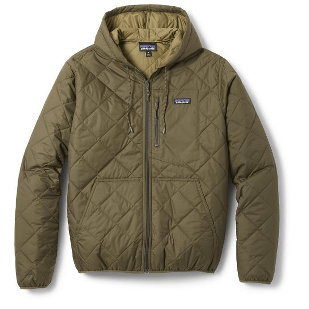 Patagonia Diamond Quilted Insulated Bomber Hoodie - Men's