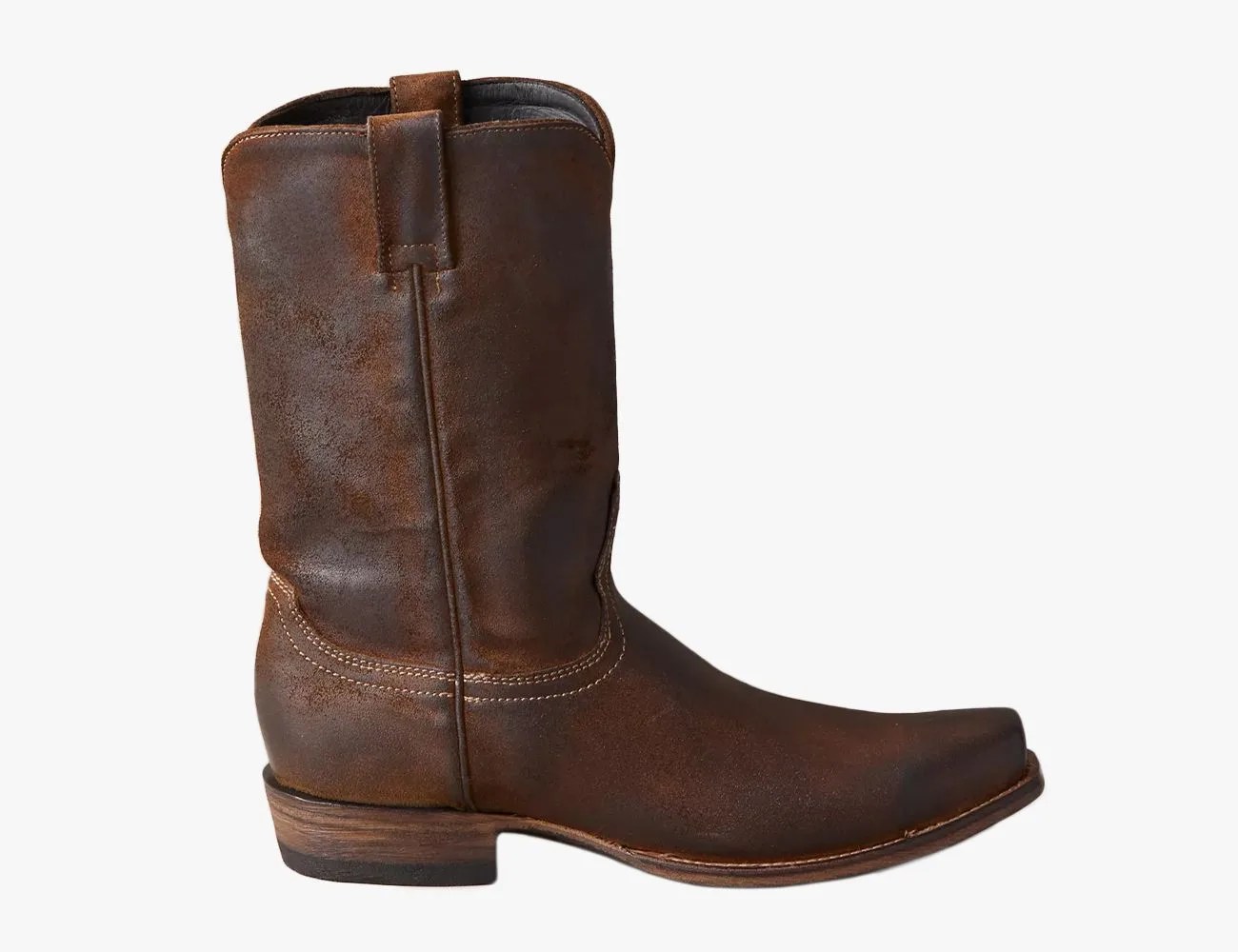 Overland Frank Handcrafted Suede Cowboy Boots