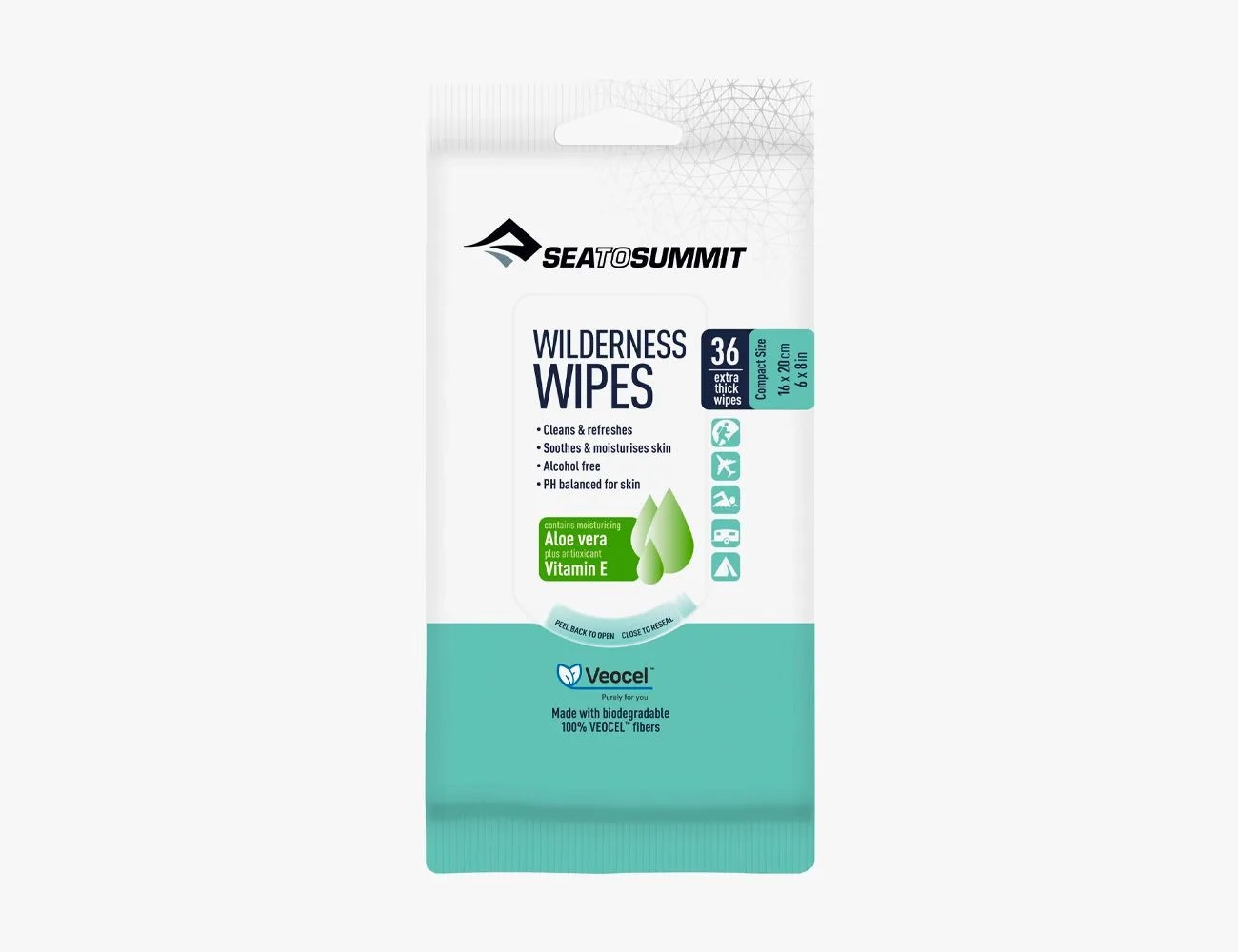 sea to summit wilderness wipes 36 pack