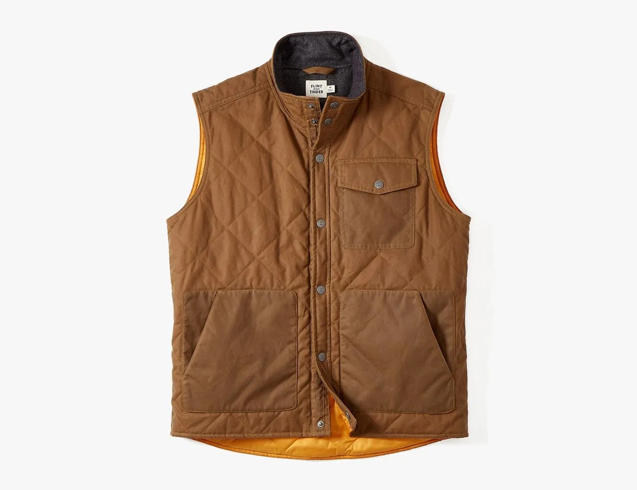 Flint and Tinder Quilted Waxed Vest