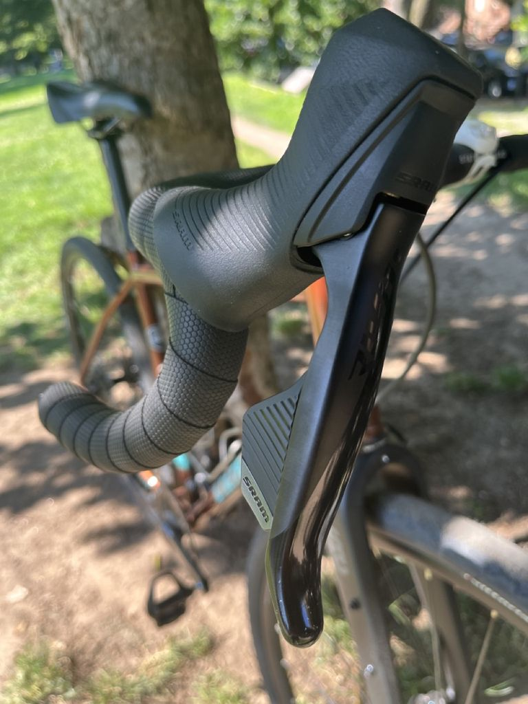 handle bars on a state bike