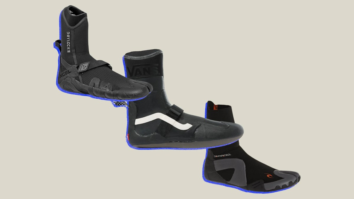 AXXE CLASSIC GRAPHENE BOOTIES + ROUND 5/6mm SURF GRIP Booties 5