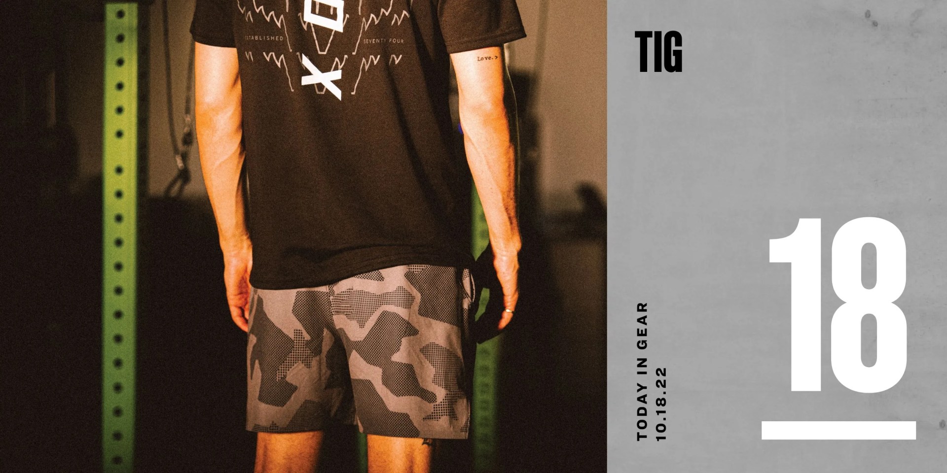 today in gear october 18 2022 man wearing fox racing core 7" shorts