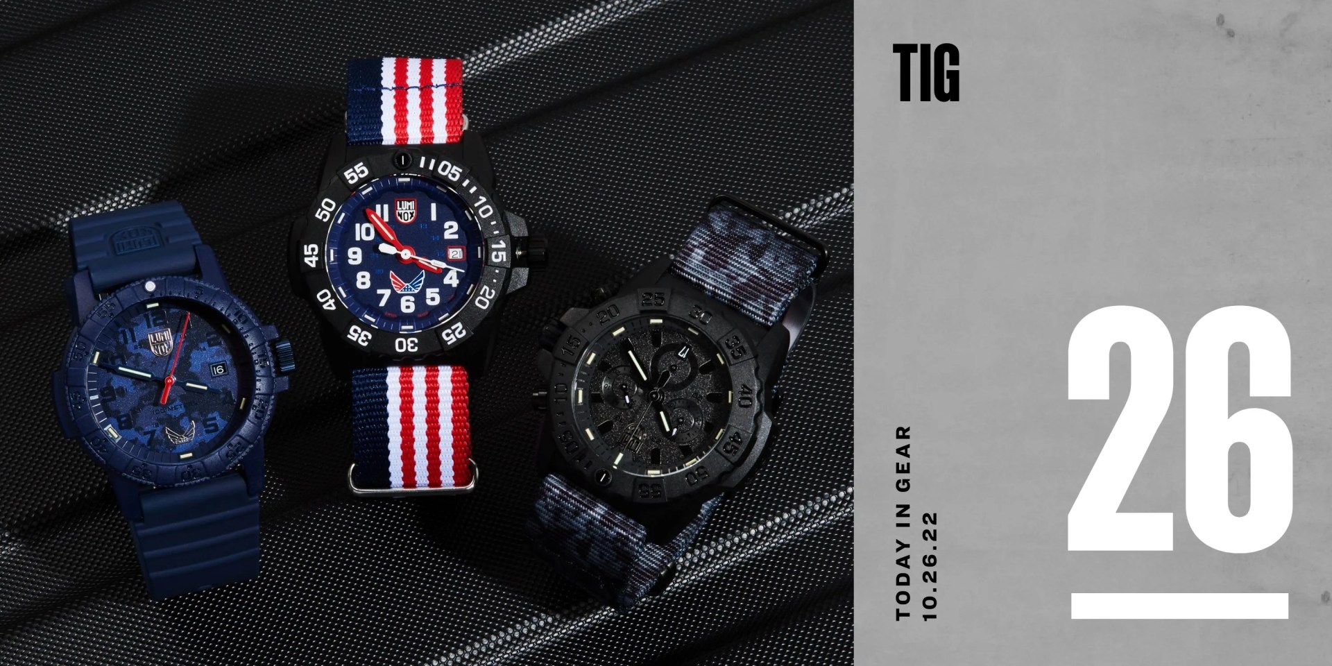 today in gear october 26 2022 luminox x volition america watch collection