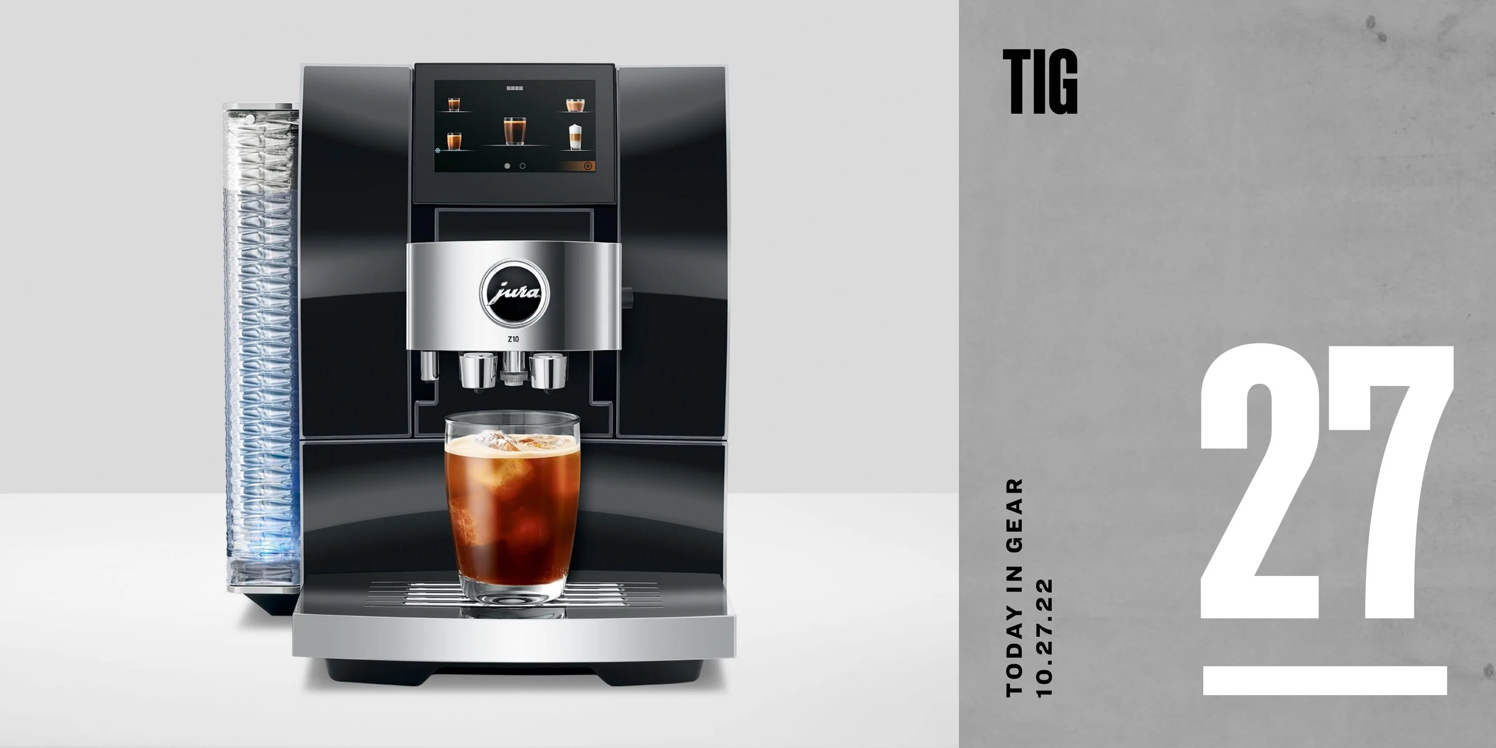 today in gear october 27 2022 jura z10 diamond black coffee maker