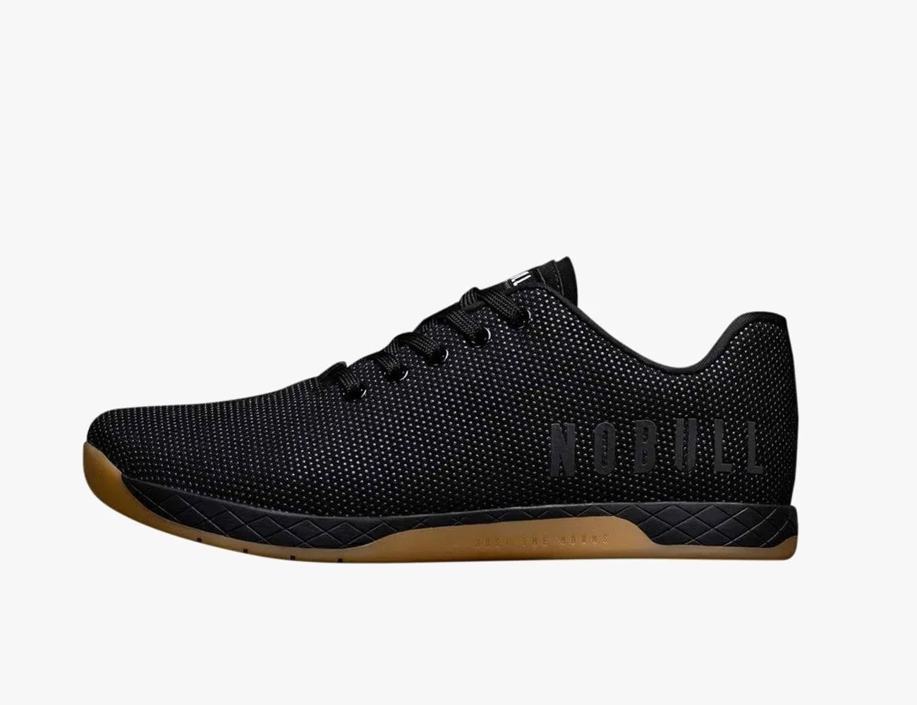 nobull black gum trainers