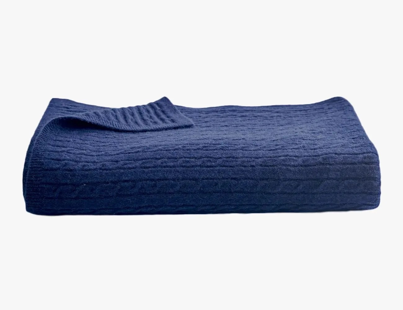 Quince Cable Knit Cashmere Throw