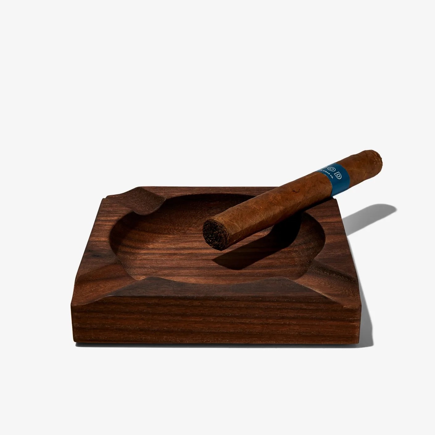 exclusive walnut cigar ash tray