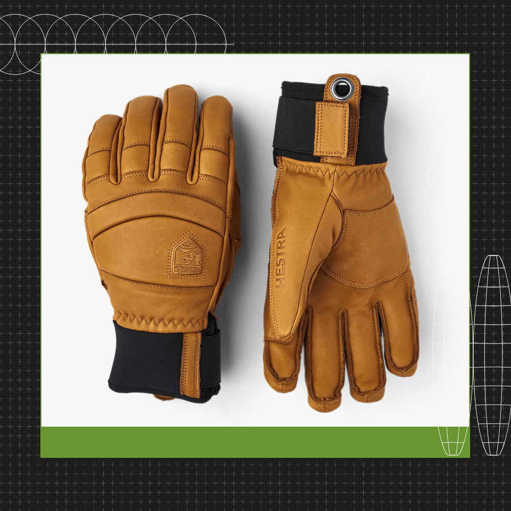hestra fall line 5 finger ski glove