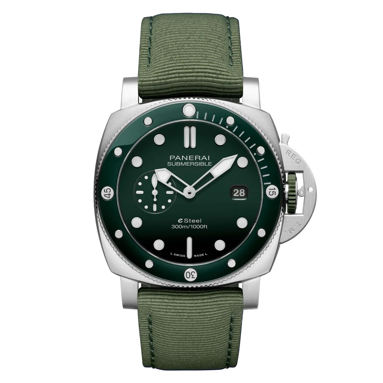 Submersible QuarantaQuattro eSteel&trade; Verde Smeraldo