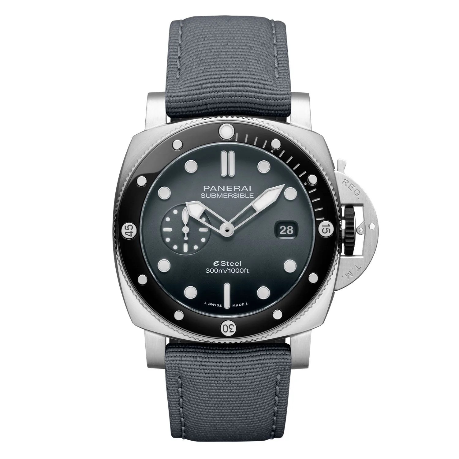 Submersible QuarantaQuattro eSteel&trade; Grigio Roccia