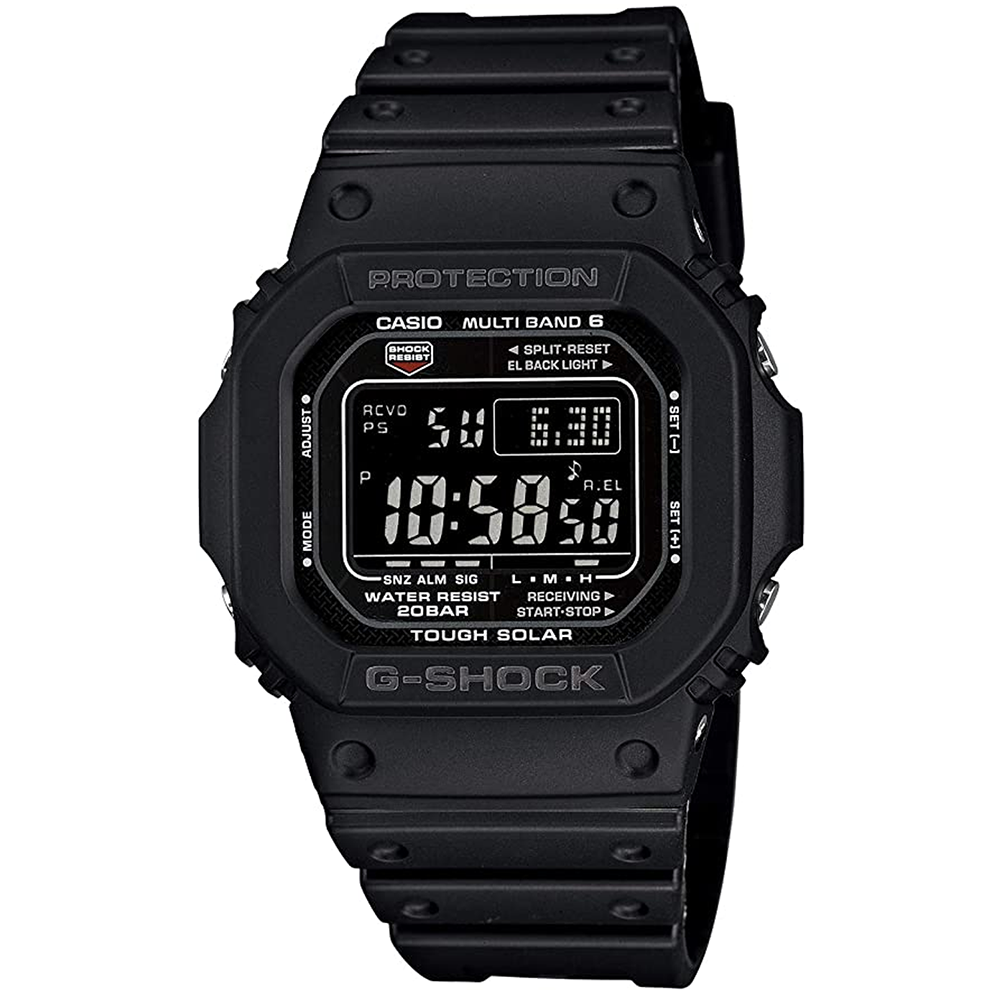 Casio Men's GW-M5610-1BJF G-Shock Solar Digital Multi Band 6 Black Watch
