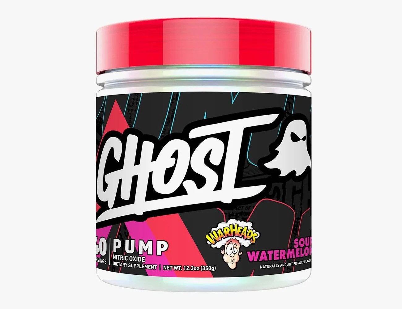 a jar of pre workout