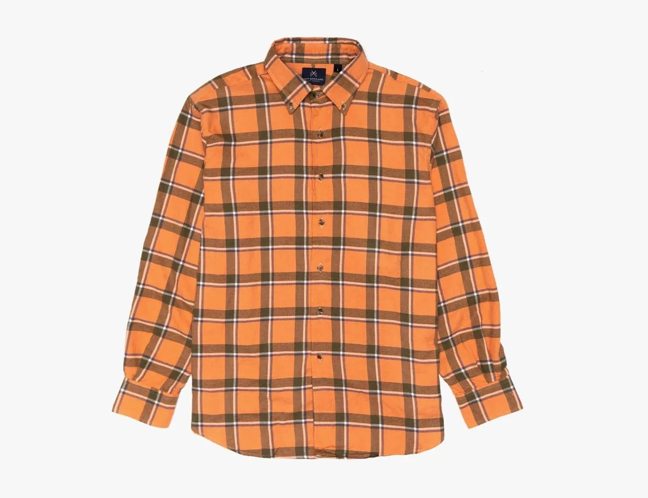 Supreme Plaid Flannel Shirt Rust XL Old English Plaid Flannel
