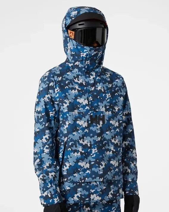 helly hansen men's ullr d insulated ski anorak jacket