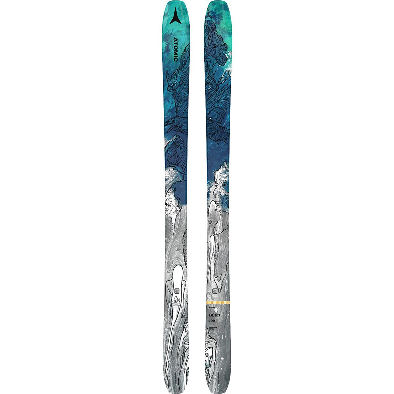 atomic bent 100 ski