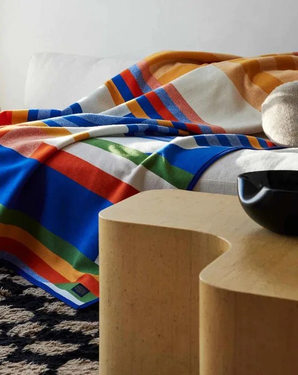 brooklinen x pendleton paths blanket