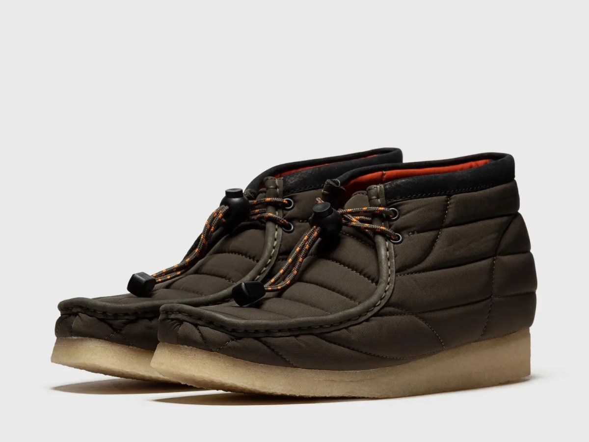 【新品】Clarks WALLABEE BOOT Clarks Men's Originals Icon Wallabee Boots 26168803 Green Paisley