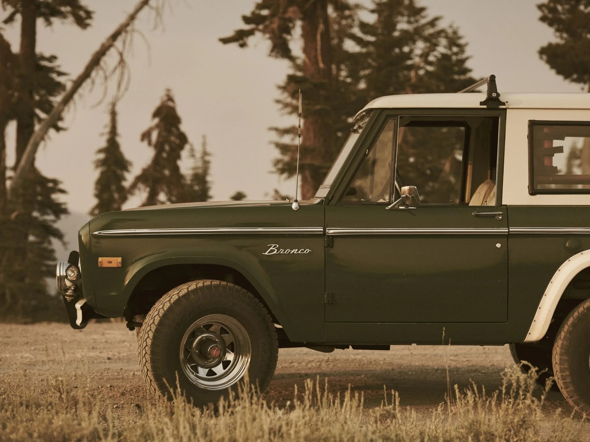 green bronco car