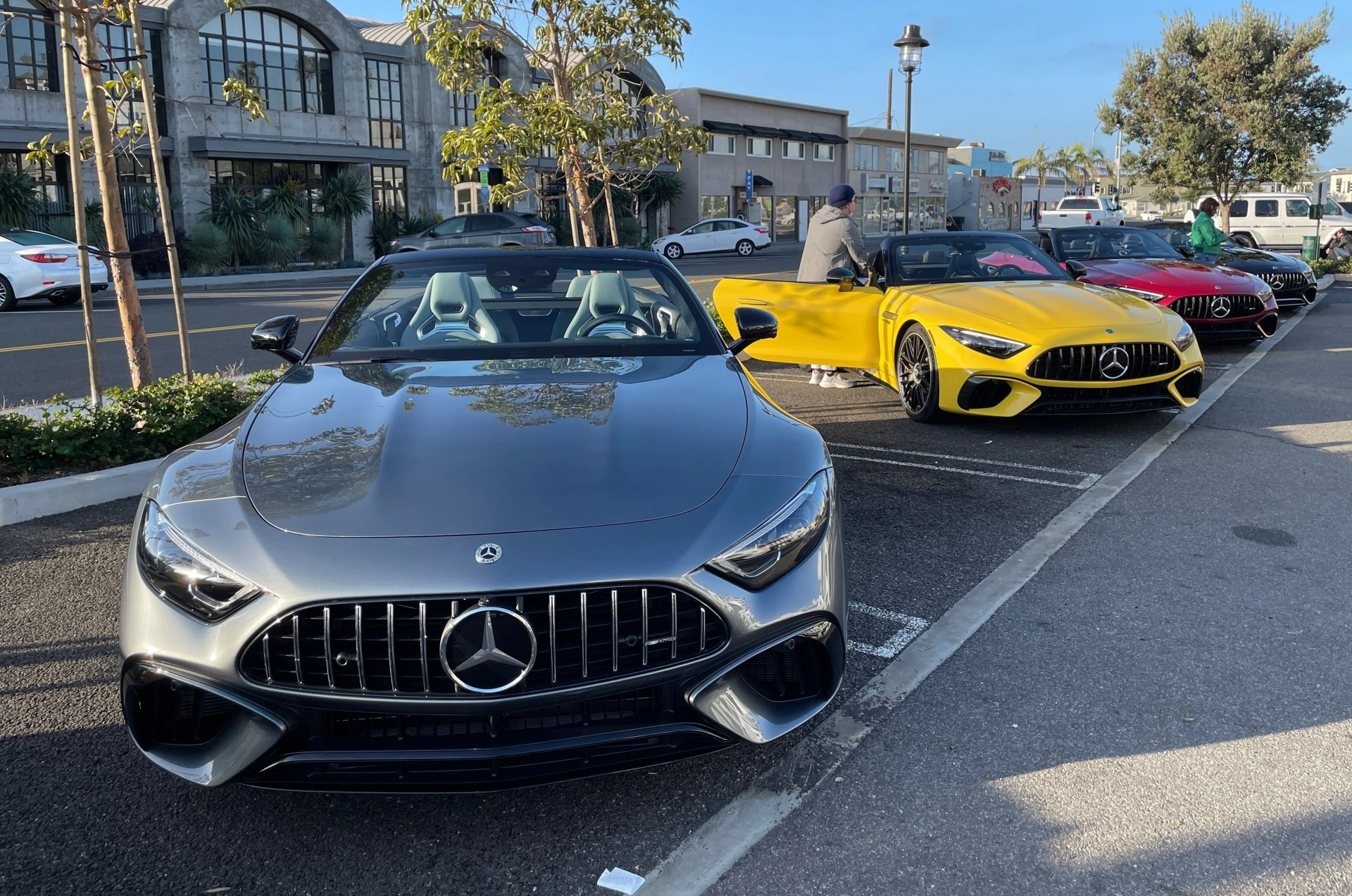 mercedes benz amg sl class 2022 sl63 red