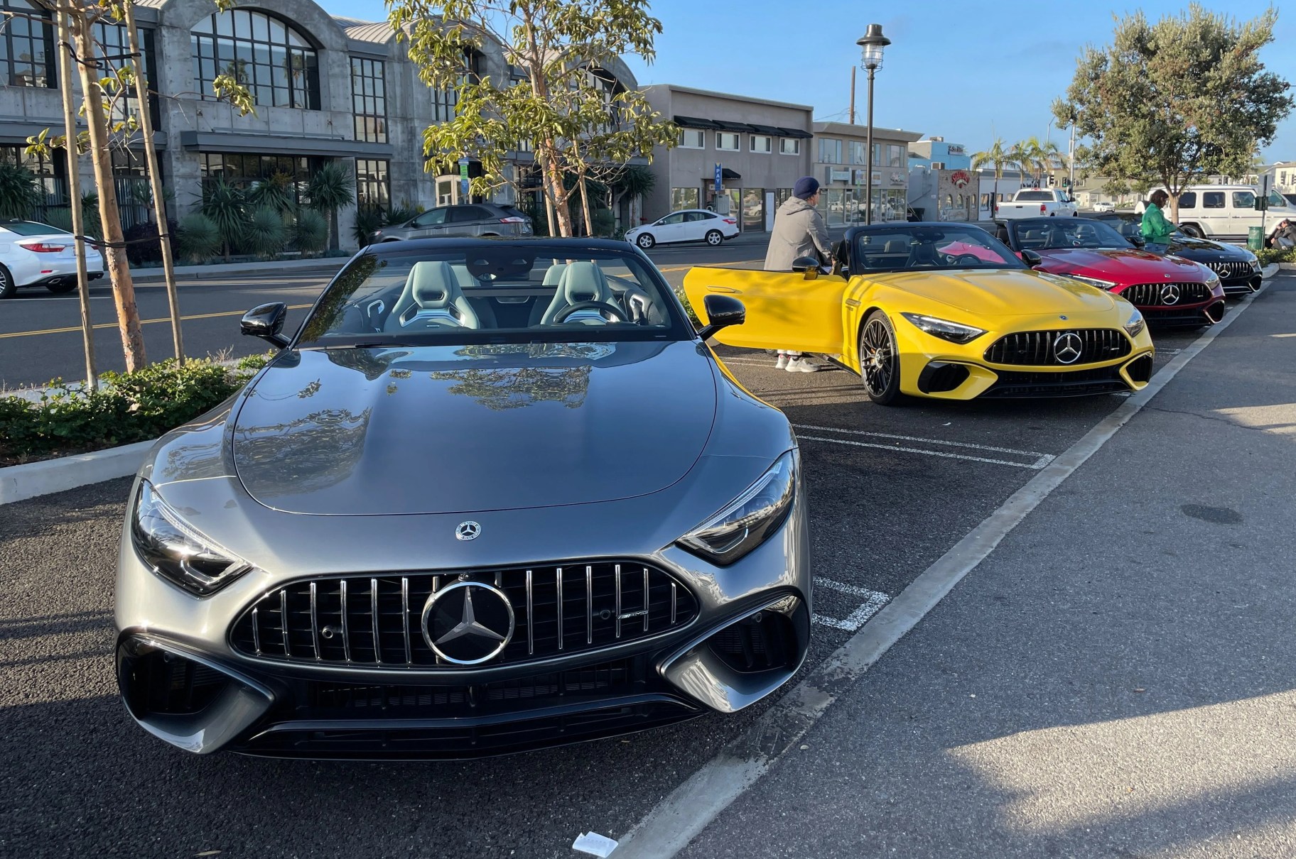 mercedes benz amg sl class 2022 sl63 red