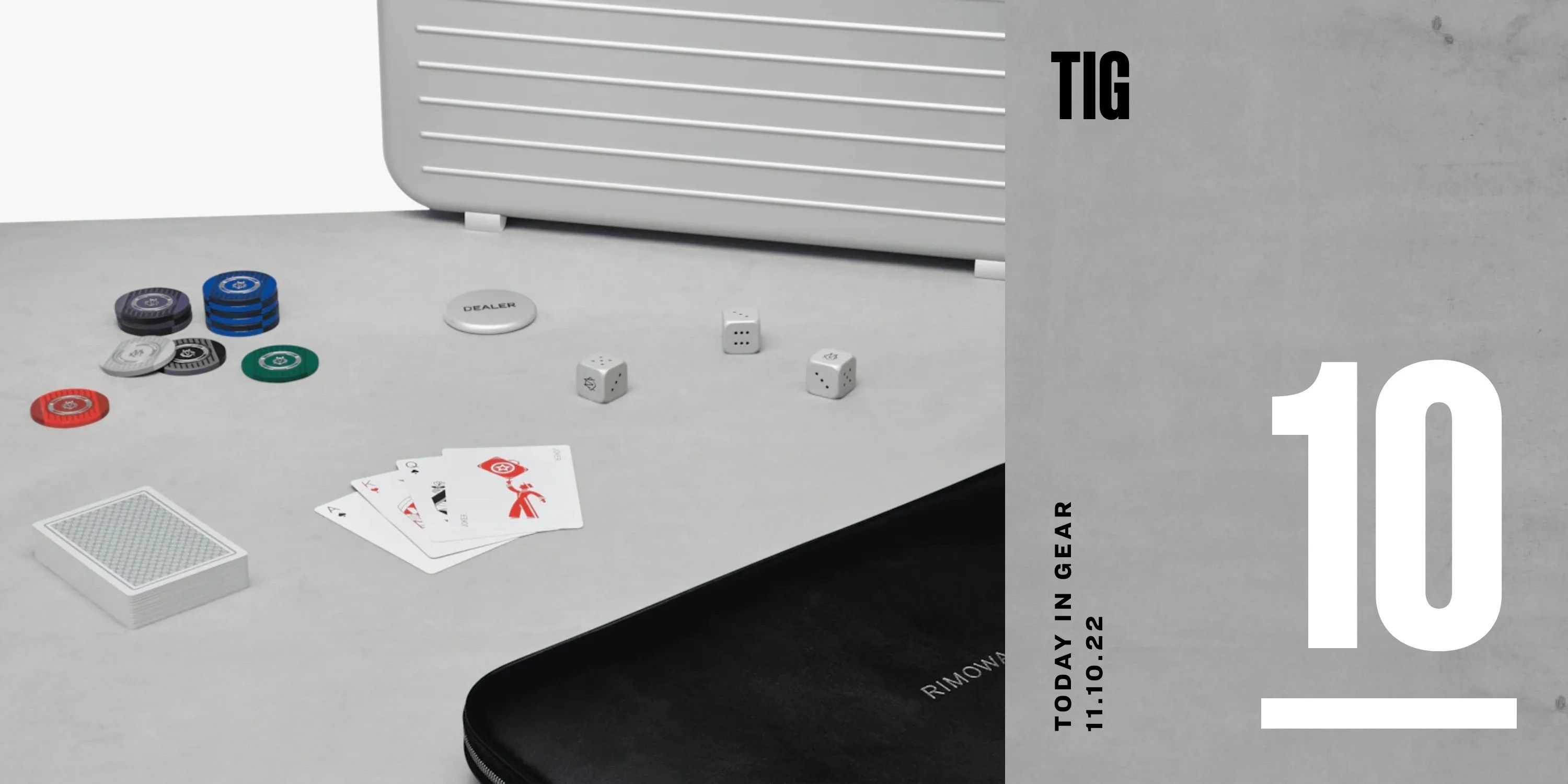today in gear november 10 2022 rimowa poker attaché