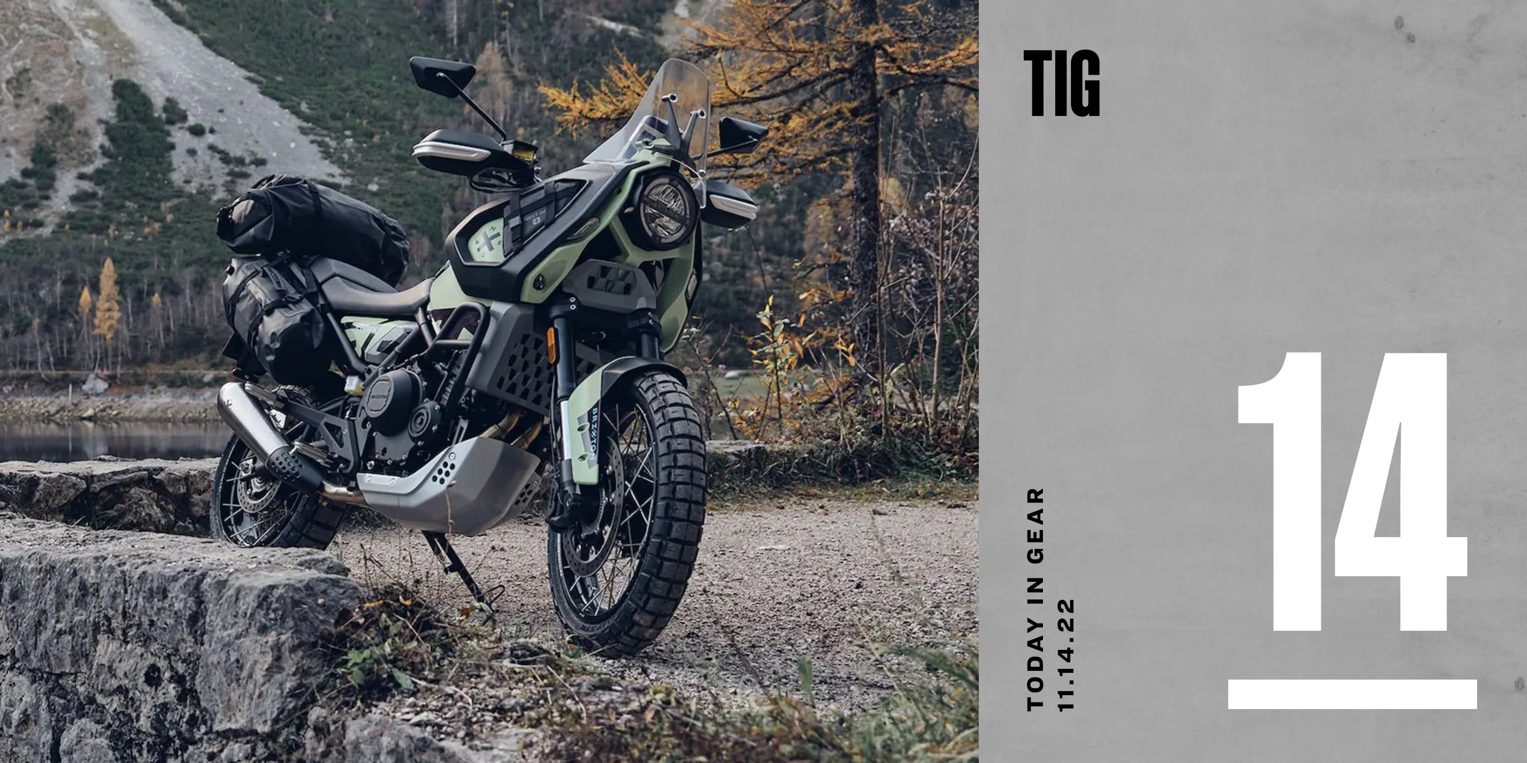 today in gear november 14 2022 brixton motorcycle storr 500