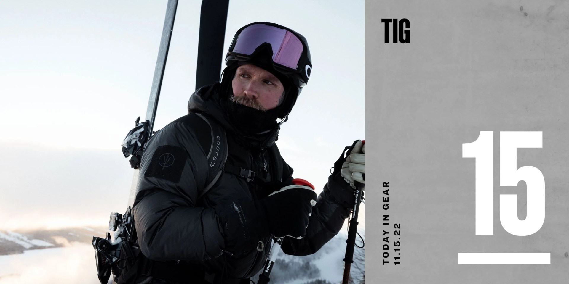 today in gear november 15 2022 man wearing thrudark breach jacket