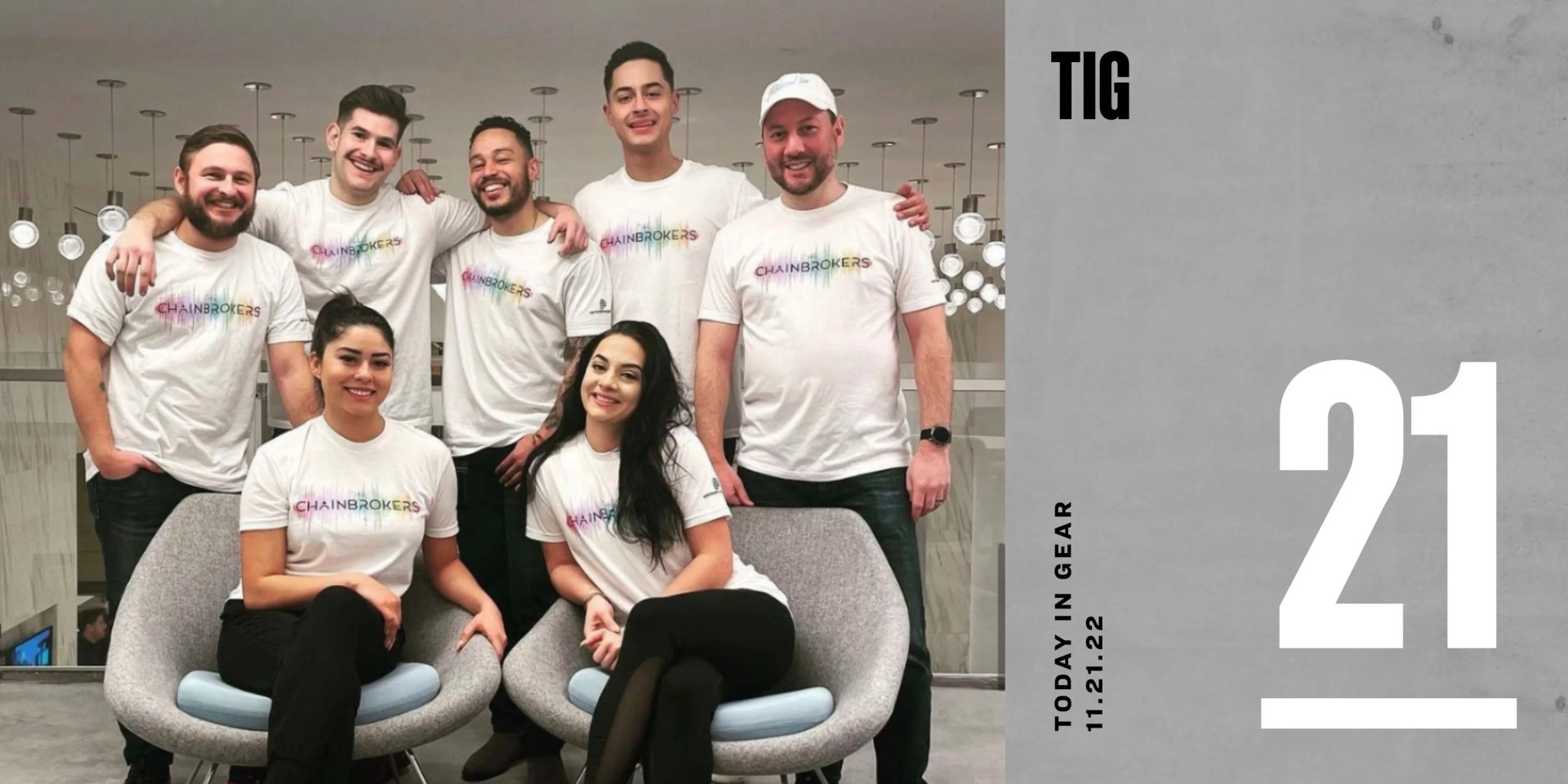 today in gear november 21 2022 a group of people wearing shirts printed by underground printing