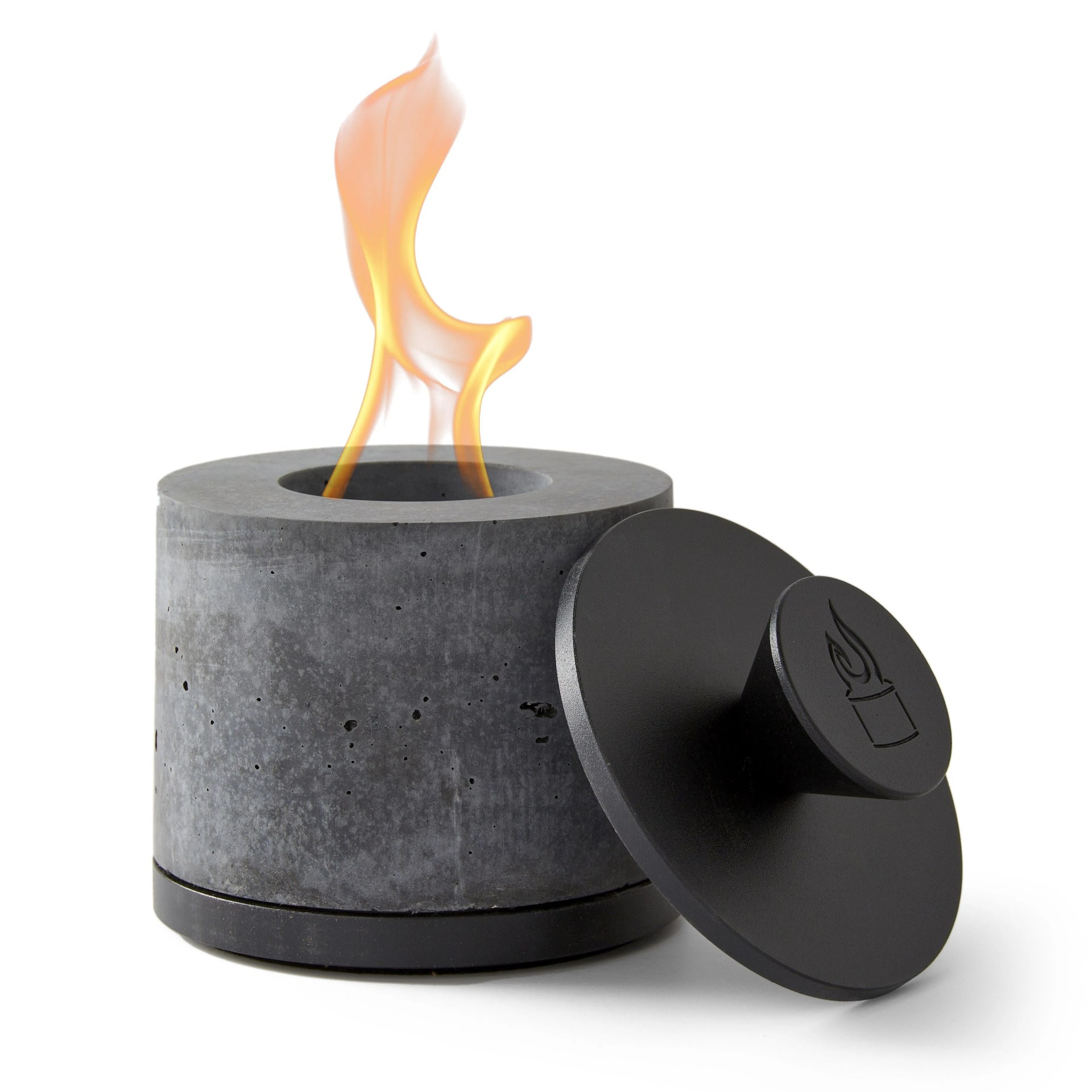 FLIKR Fire Personal Concrete Fireplace