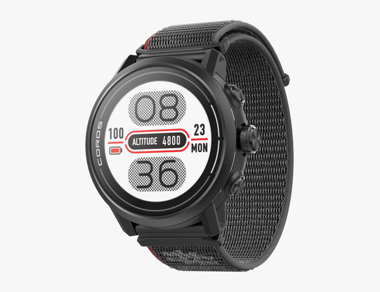 Coros Apex 2 Pro in black on a white background