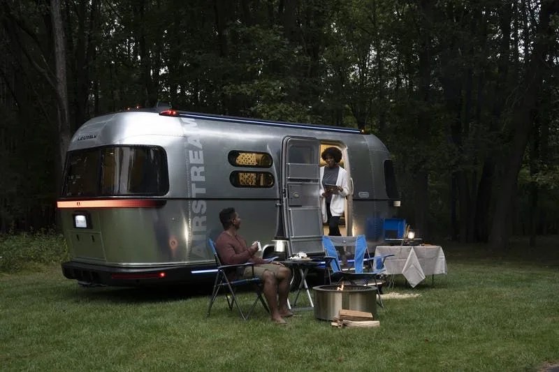 airstream estream electric camping trailer