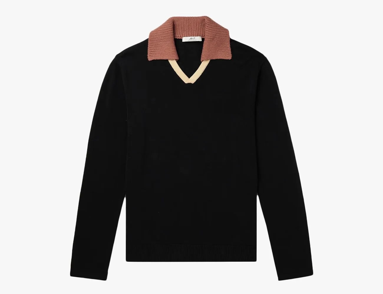 mr p color block polo shirt