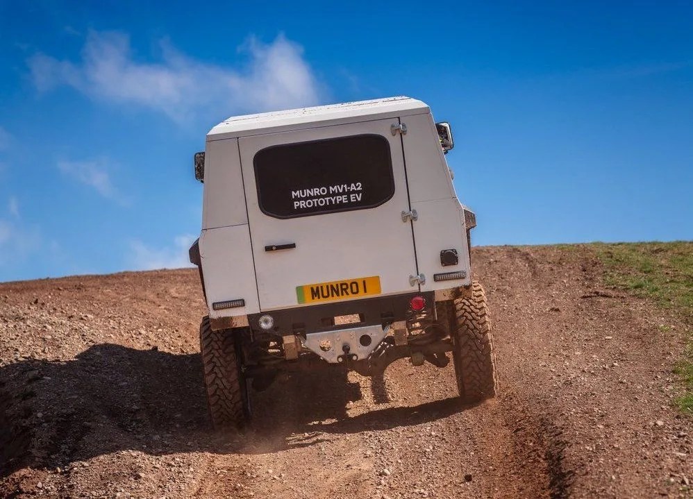 munro mk1 prototype testing on dirt hill