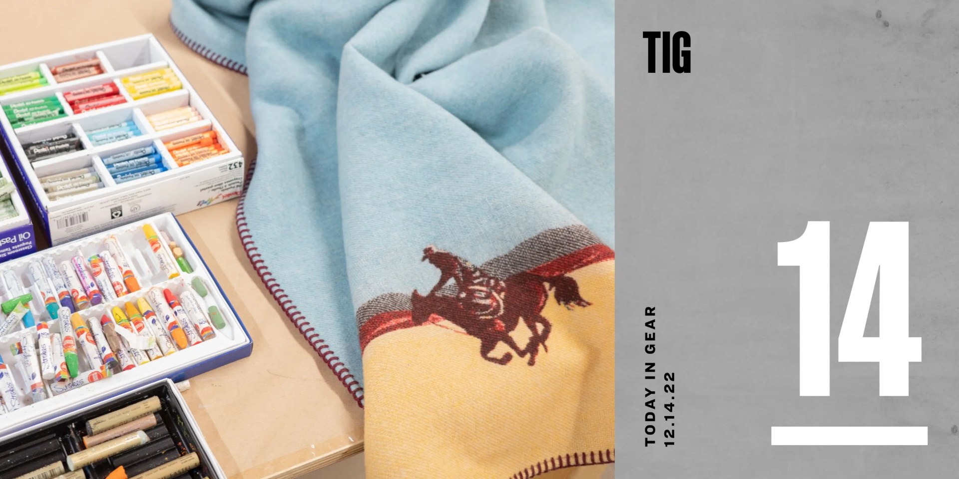 today in gear december 14 2022 one of these days the water till your well runs dry wool blend blanket