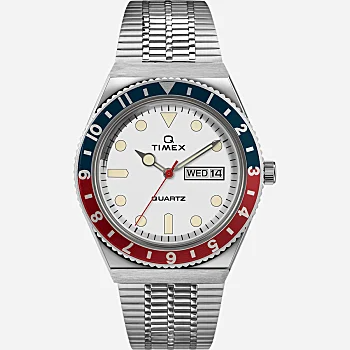 Q Timex Reissue 38mm Stainless Steel Bracelet Watch