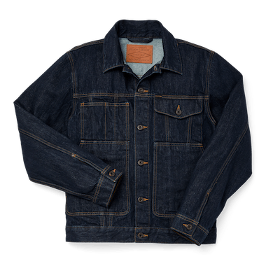 Filson Unlined Denim Short Cruiser Jacket