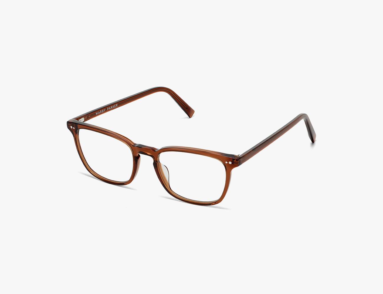 warby parker elias glasses in brown