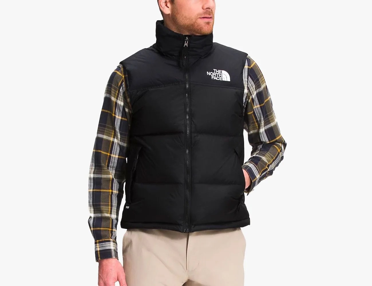 the north face puffer vest
