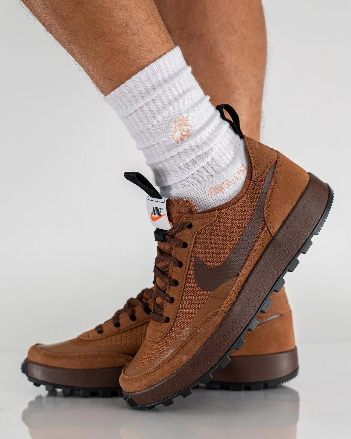 yankeekicks brown tom sachs x nike gps sneaker