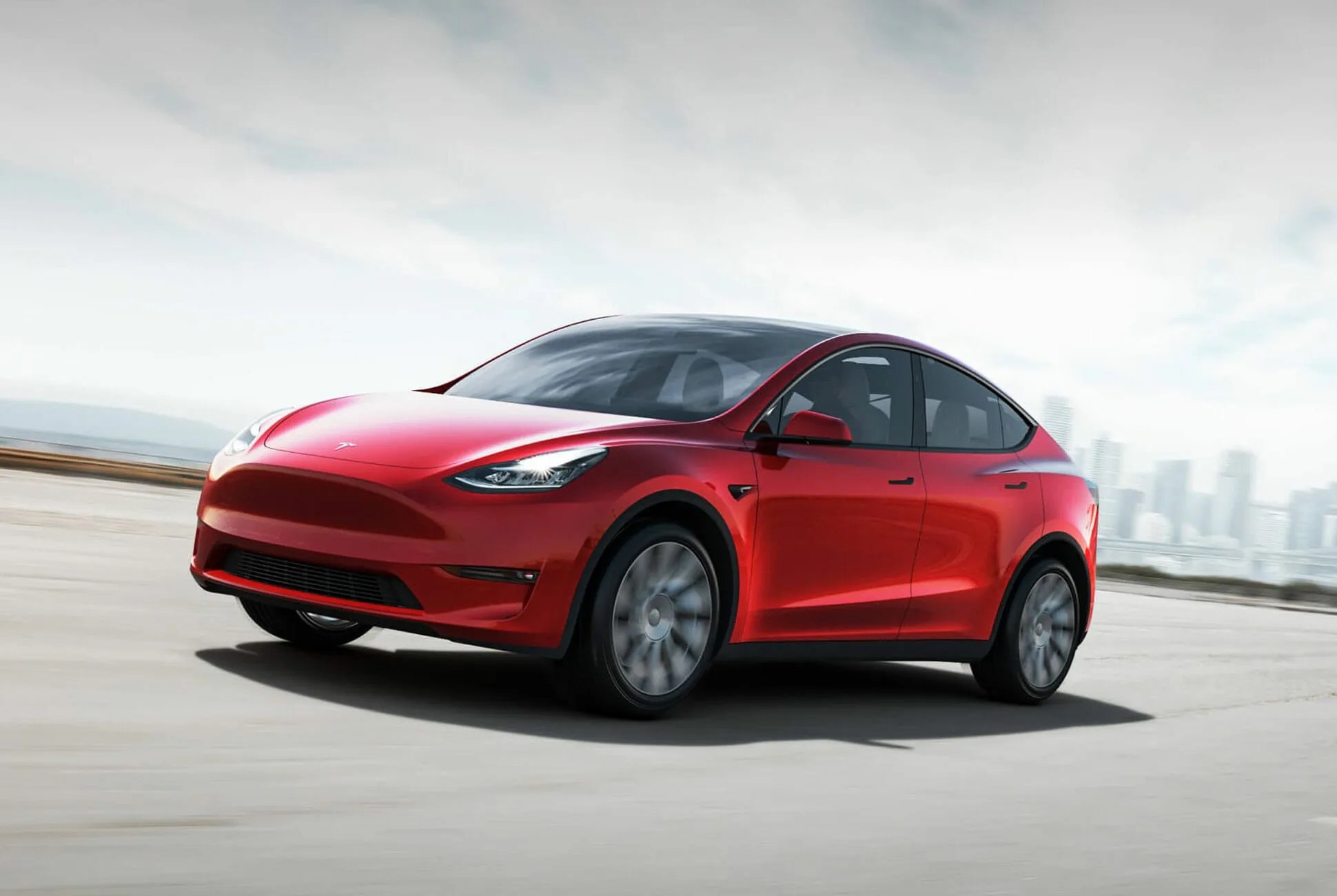 tesla model y rendering