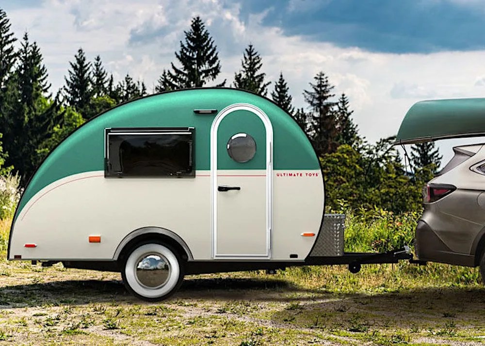 This Tiny Teardrop Camping Trailer Is as Cool as It Is Cute